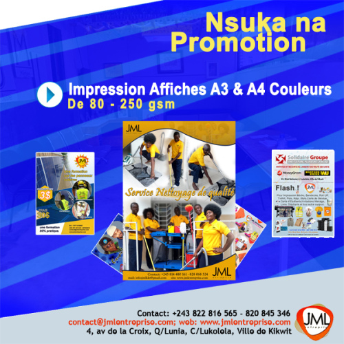 Affiches A4 Couleurs